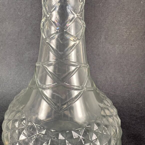 Vintage Smirnoff Vodka Glass Decanter Genie Bottle Federal Law Forbids Sale 50s - Picture 6 of 16